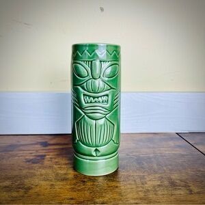 Green Ceramic Tiki Mug/Vase by Marketplace